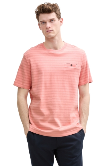 Tom Tailor T-shirt T SHIRT MET STREEP PATROON 1045694XX10 37409