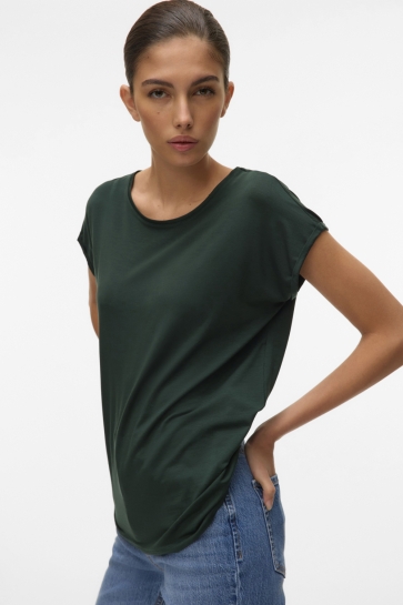 Vero Moda T-shirt VMAVA PLAIN SS TOP GA JRS NOOS 10284468 PINE GROVE
