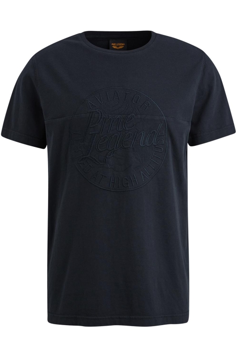 PME legend blauwe heren t-shirt | Vooraanzicht