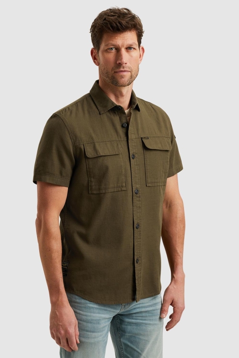 PME legend short sleeve shirt slub cotton
