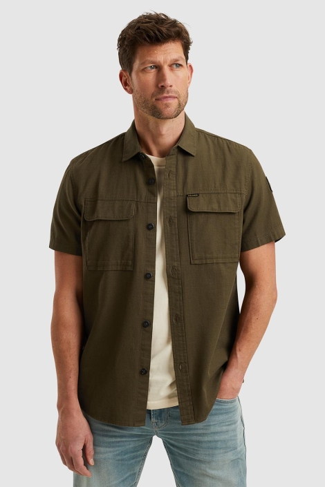 PME legend short sleeve shirt slub cotton