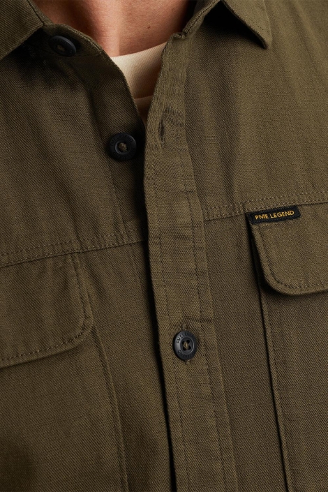 PME legend short sleeve shirt slub cotton