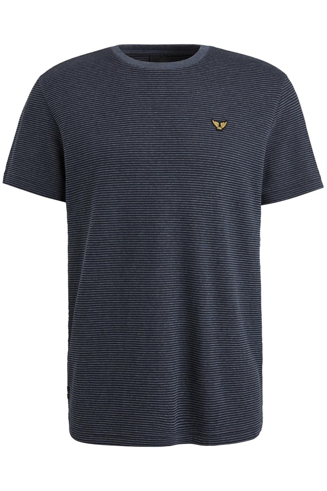 PME legend blauwe heren t-shirt | Vooraanzicht