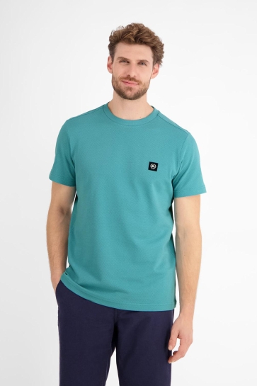 Lerros T-shirt T SHIRT IN WAFEL PIQUE 2533012 456