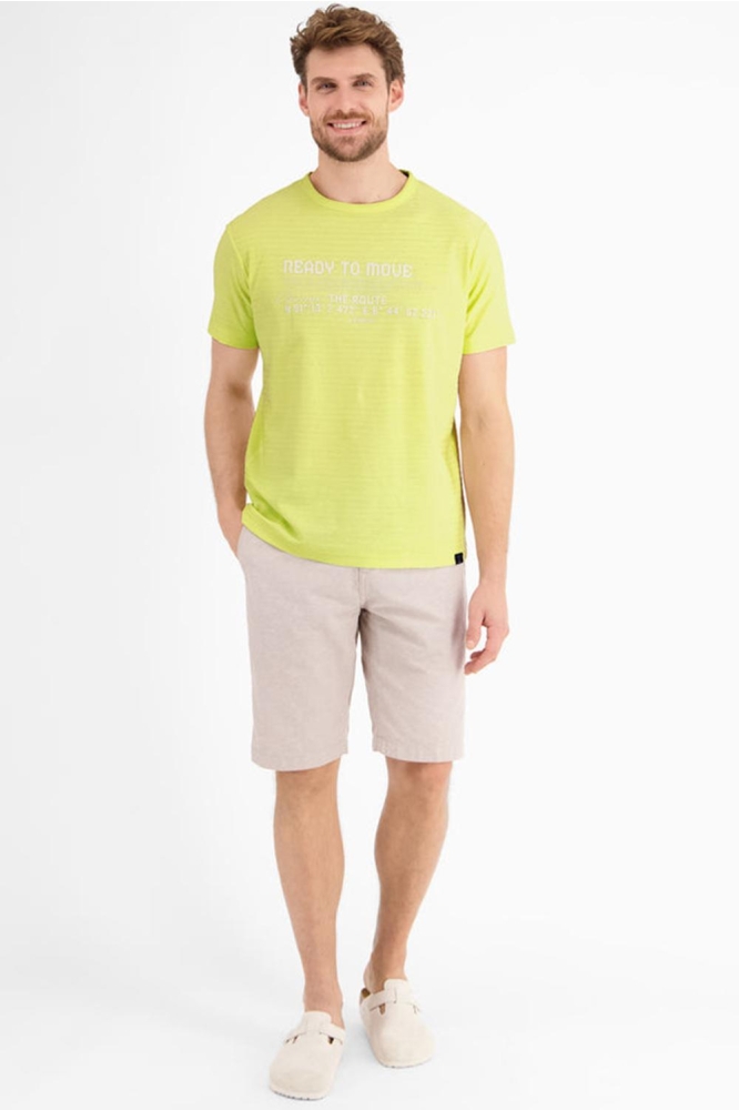 Lerros gele heren t-shirt | Model