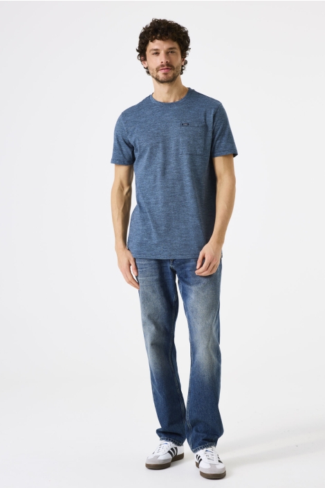 Garcia blauwe heren t-shirt | Model
