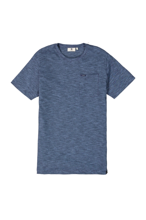 Garcia blauwe heren t-shirt | Vooraanzicht