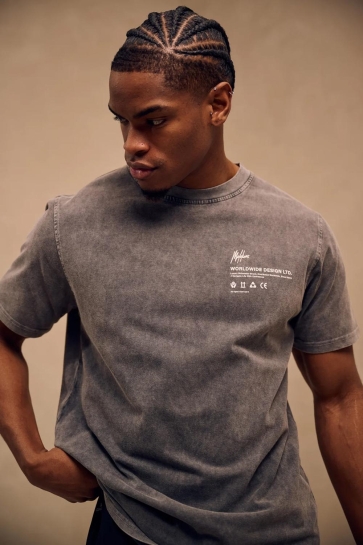 Malelions T-shirt LIMITED T SHIRT MM2 SS25 05 818 ACID WASH