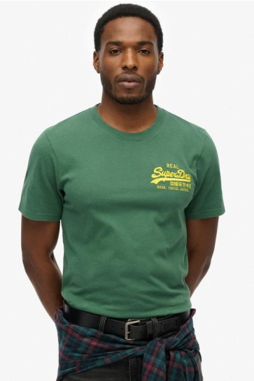Superdry T-shirt VL EMBROIDERED RELAXED TEE M1012099A International Pine