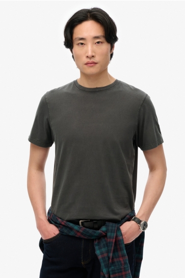 Superdry T-shirt CLASSIC ESSENTIAL TEE M1012140A WASHED JET BLACK