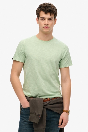 Superdry T-shirt RAW EDGE SLUB T SHIRT M1012076A HEMLOCK GREEN