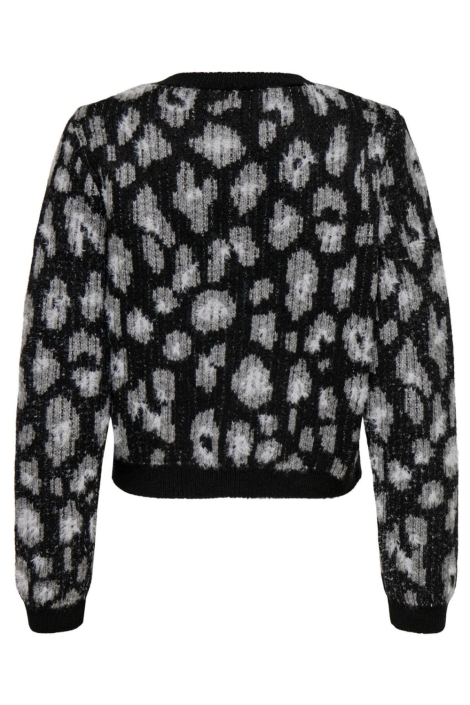 Only zwarte dames vest | Achteraanzicht