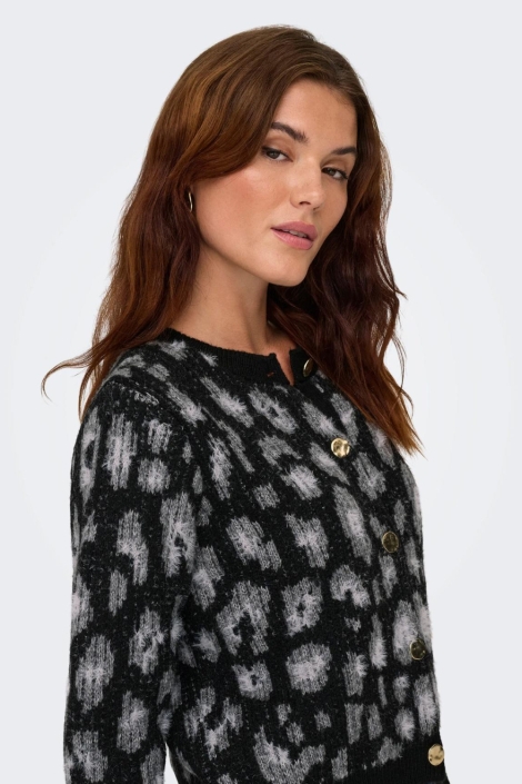 Only zwarte dames vest | Close up