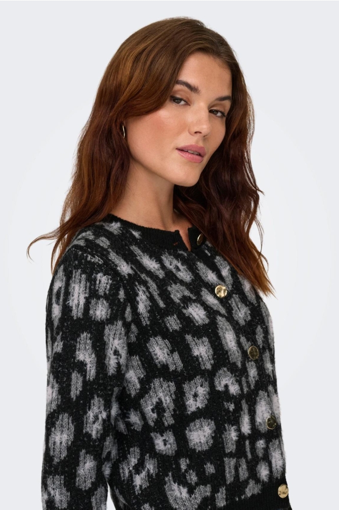 Only zwarte dames vest | Close up