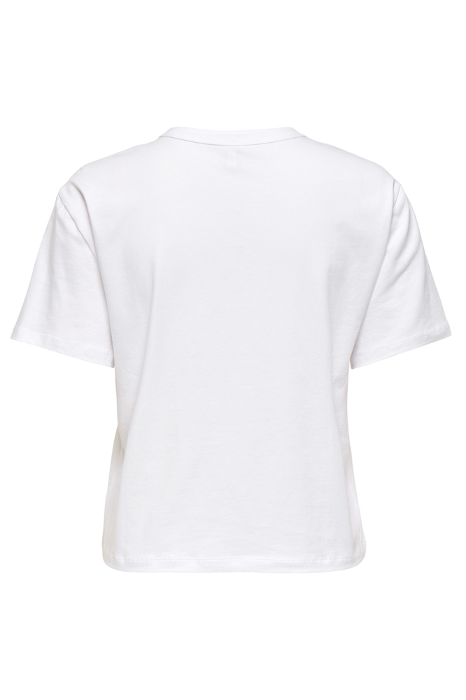 ONLDINA LIFE S/S CLUB TOP BOX JRS 15346663 BRIGHT WHITE/MALIBU