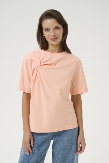 Kaffe T-shirt KAELOISE T SHIRT 10509656 141228 PEACH NECTAR