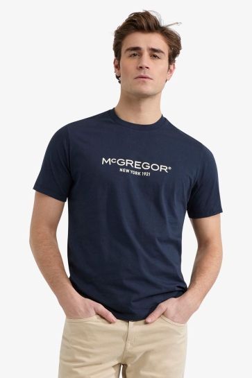 McGregor T-shirt ESSENTIAL LOGO T SHIRT MM251 1101 01 2100 NAVY