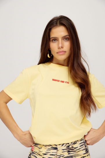 Harper & Yve T-shirt GUILTYLIST SS SS25Y306 1403 golden haze