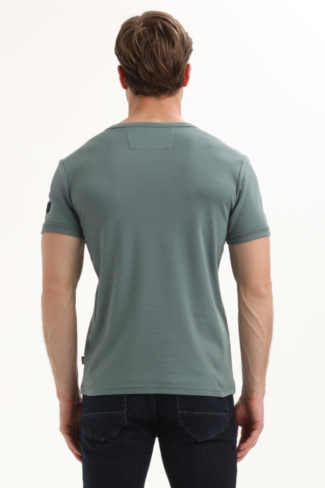 Gabbiano blauwe heren t-shirt | 