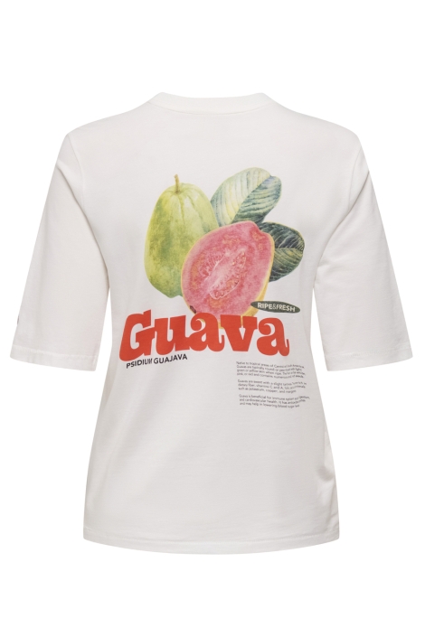 Only witte dames t-shirt | Achteraanzicht