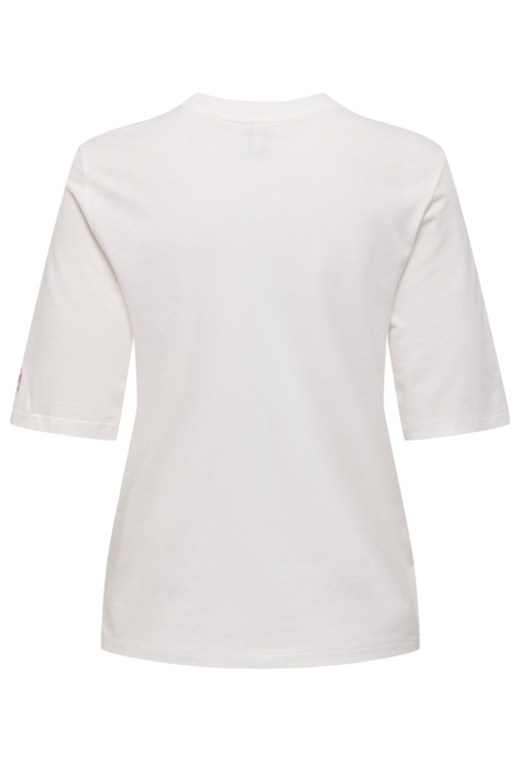 Only witte dames t-shirt | Achteraanzicht