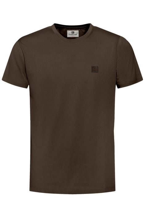 Gabbiano bruine heren t-shirt | Vooraanzicht