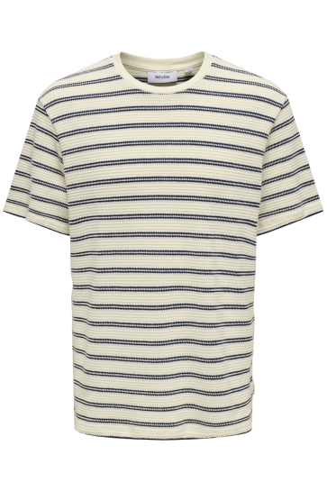 Only & Sons T-shirt ONSIAN REG SS STRIPE STRUCT TEE 22032819 NAVAL ACADEMY