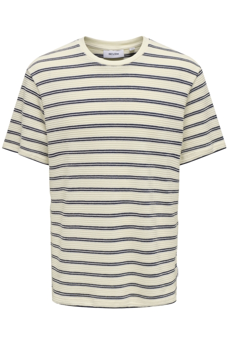 Only & Sons onsian reg ss stripe struct tee