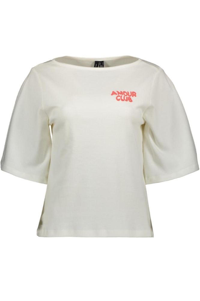 Vero Moda witte dames t-shirt | Vooraanzicht