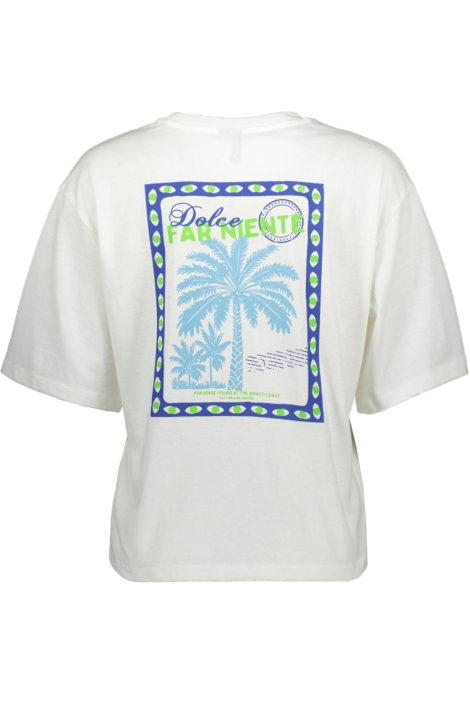 Vero Moda witte dames t-shirt | Achteraanzicht