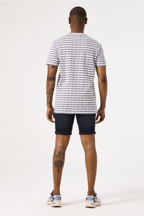 Garcia blauwe heren t-shirt | Model