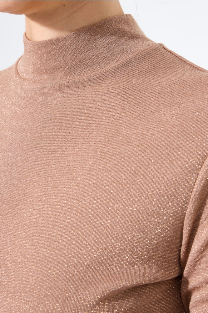 Garcia roze dames t-shirt | Close up
