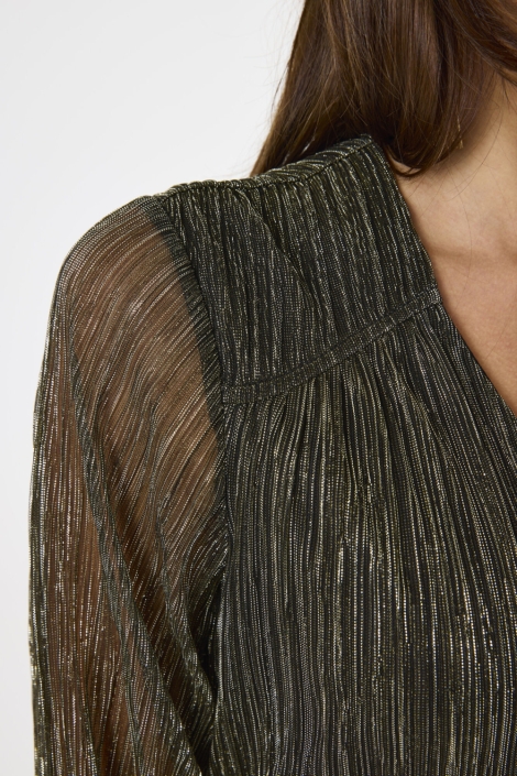 Garcia zwarte dames t-shirt | Close up