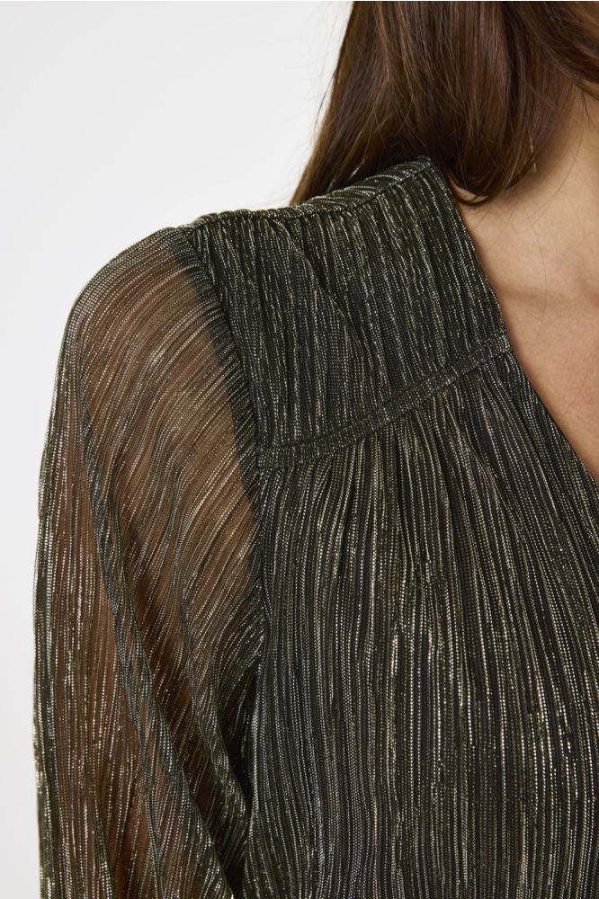 Garcia zwarte dames t-shirt | Close up
