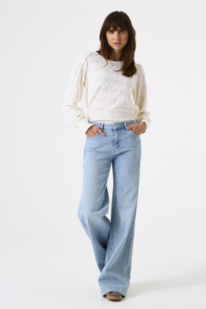 Garcia witte dames t-shirt | Model