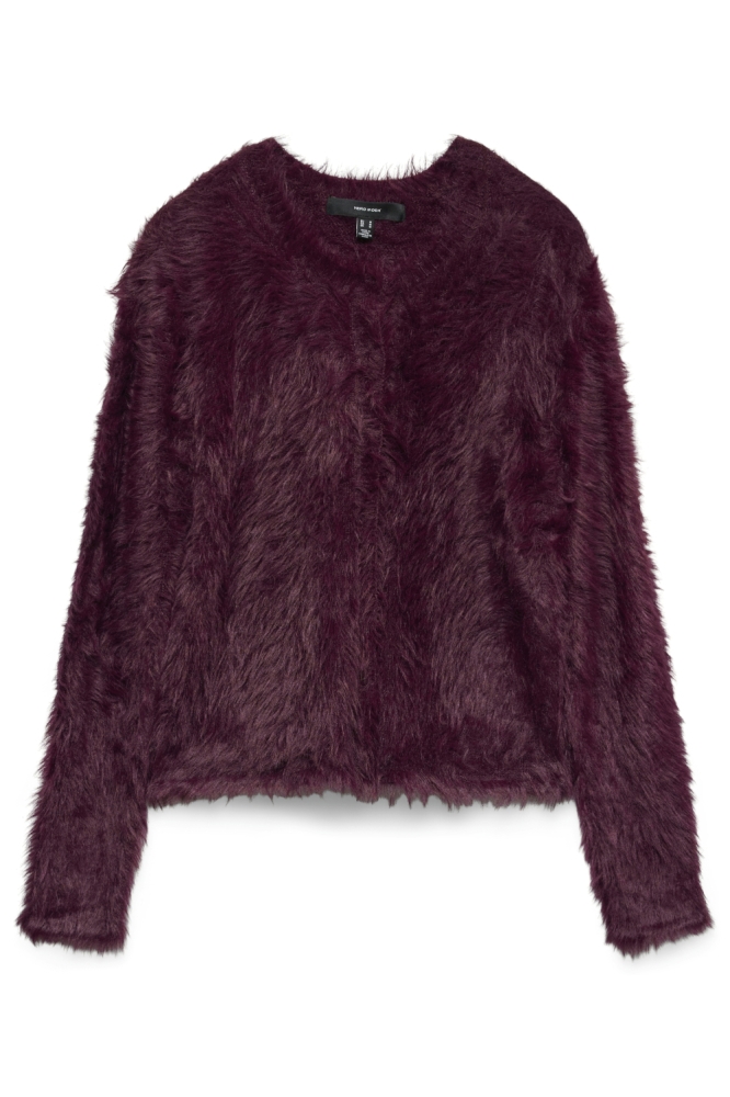 Vero Moda bordeaux dames vest | Vooraanzicht