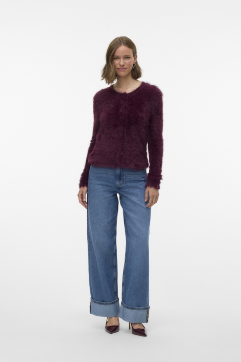Vero Moda bordeaux dames vest | Model
