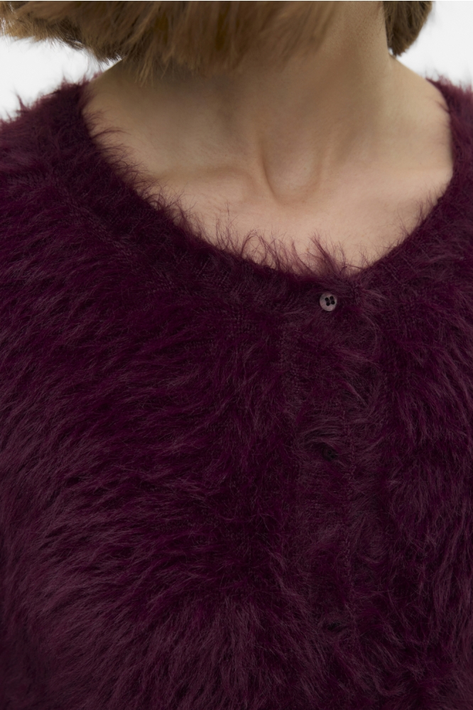 Vero Moda bordeaux dames vest | Close up