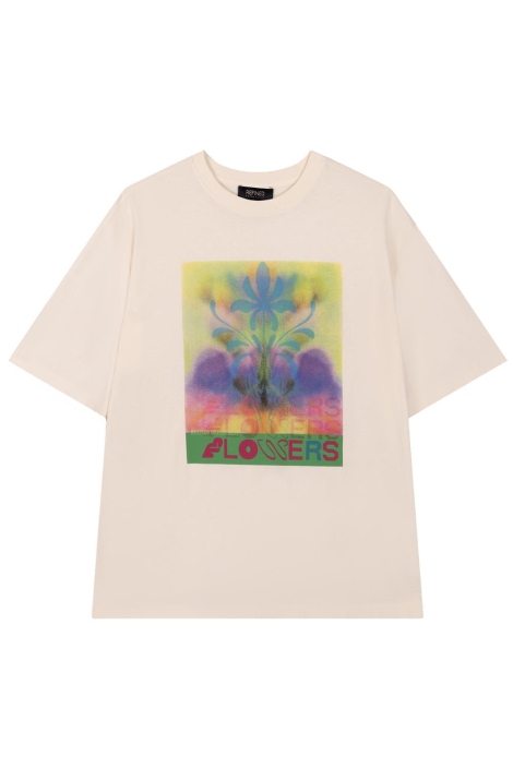 Refined Department witte dames t-shirt | Vooraanzicht
