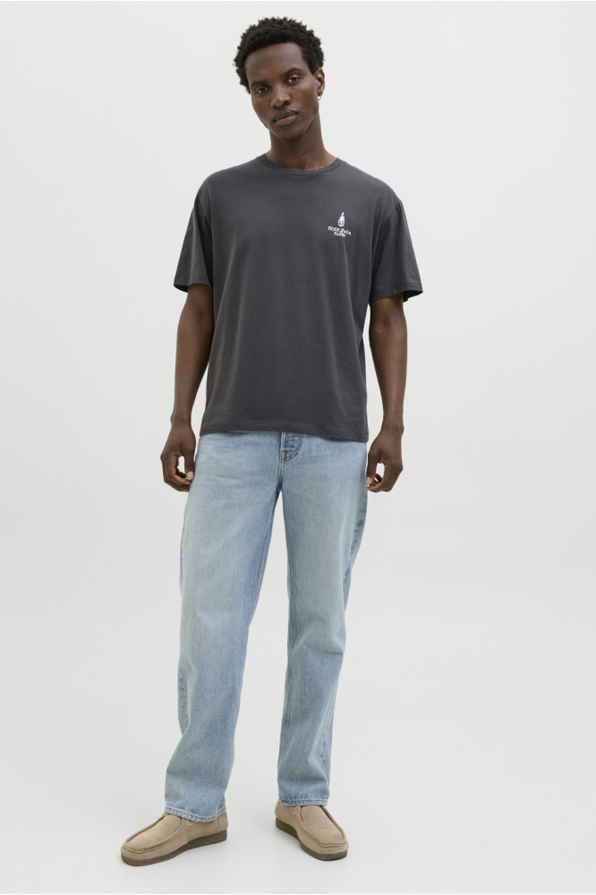 Jack & Jones grijze heren t-shirt | Model