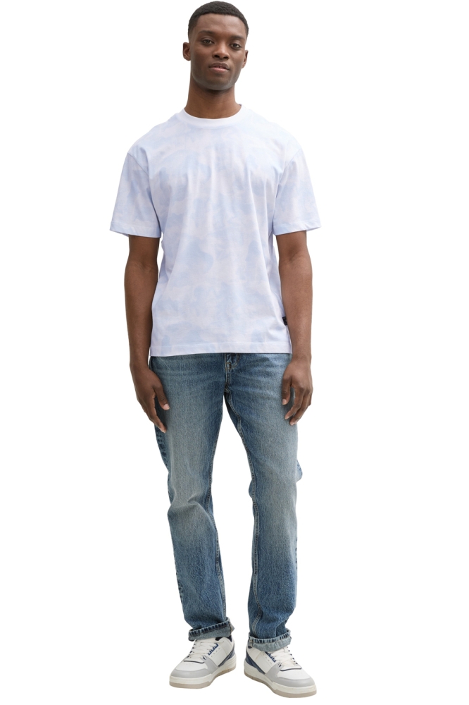 Tom Tailor blauwe heren t-shirt | Model