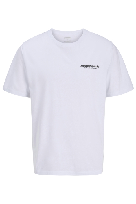 JJ Rebel witte heren t-shirt | Vooraanzicht