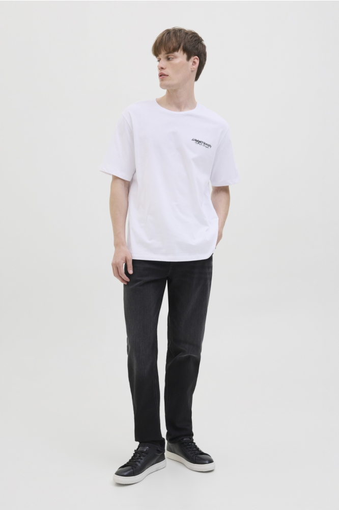 JJ Rebel witte heren t-shirt | Model