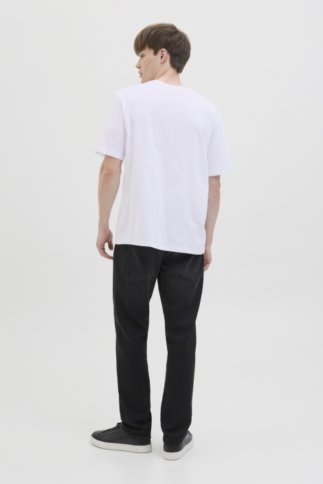 JJ Rebel witte heren t-shirt | Model
