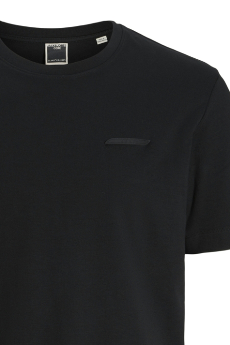 Jack & Jones zwarte heren t-shirt | Close up