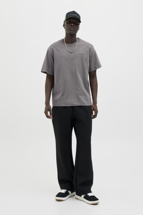 Jack & Jones grijze heren t-shirt | Model