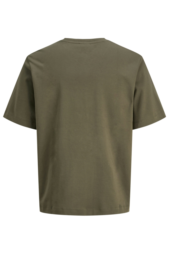 Jack & Jones groene heren t-shirt | Achteraanzicht