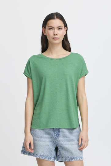 Ichi T-shirt IHREBEL SS6 20109945 175923 Pine Green