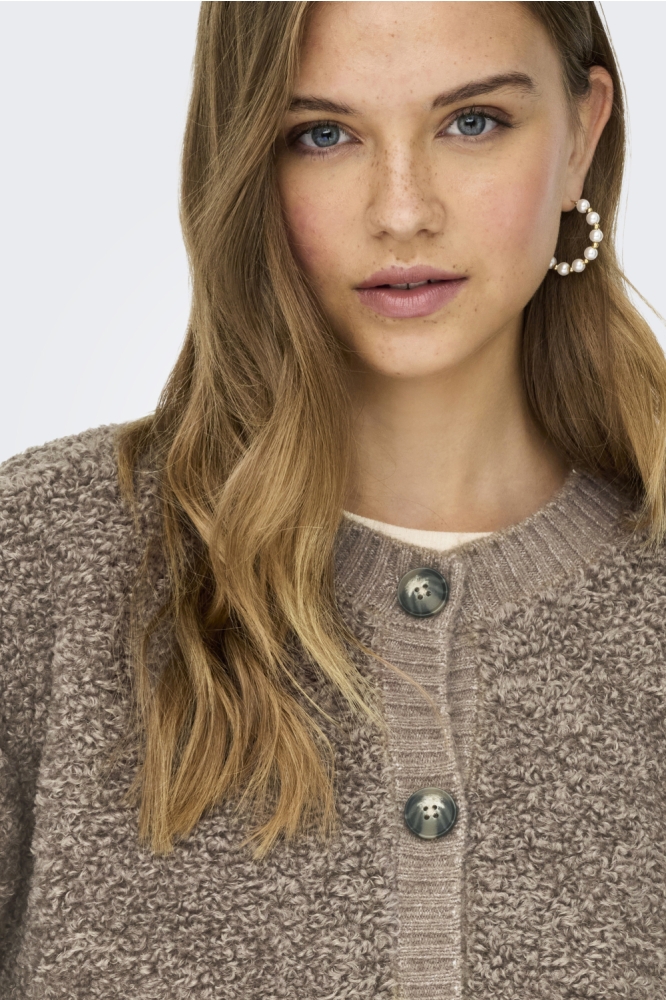 Jacqueline de Yong zand dames vest | Close up