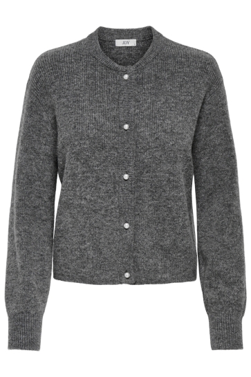 Jacqueline de Yong JDYLUMI LIFE L/S BUTTON CARDIGA KNT 15326819 DARK GREY MELANGE